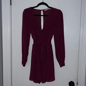 Ellison- Purple romper - size medium